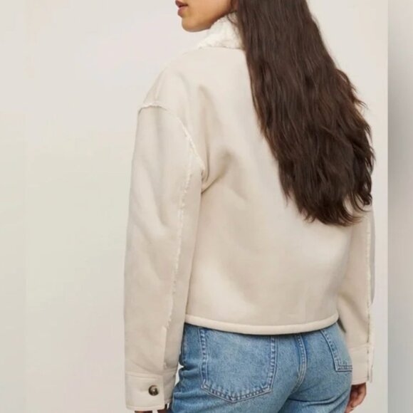 Reformation Arlington Jacket Cream - Size XS - Picture 3 of 3